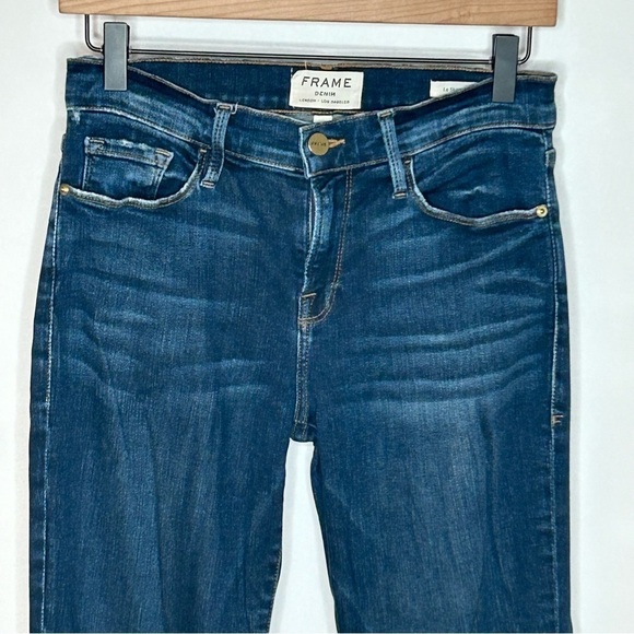 Frame Denim Le Skinny De Jeanne Released Cuff Sutton Size 28 - Picture 5 of 12